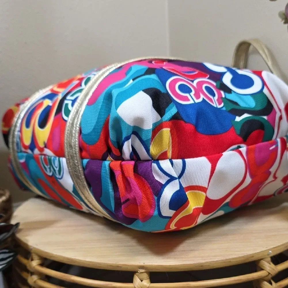 Coach Poppy Pop C Glam Tote and Wallet - Picture 6 of 16